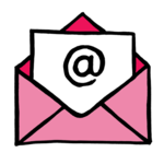 Briefumschlag mit E-Mail